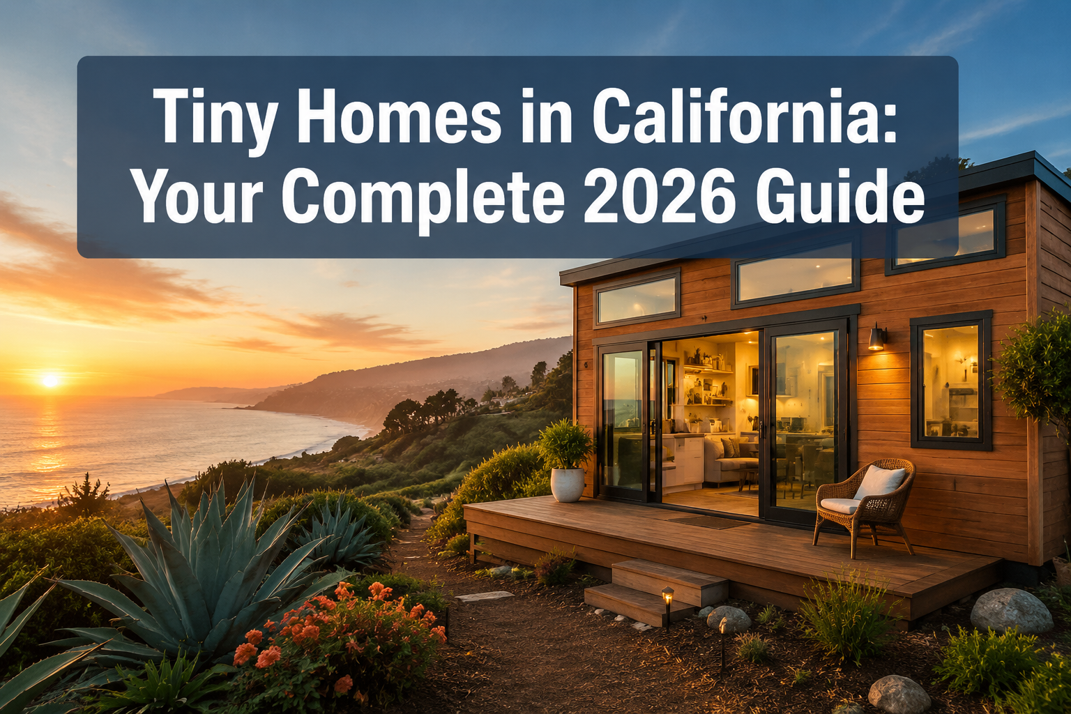 Comprehensive California tiny-home resource covering ADU laws, coastal regulations, builders, and pricing.