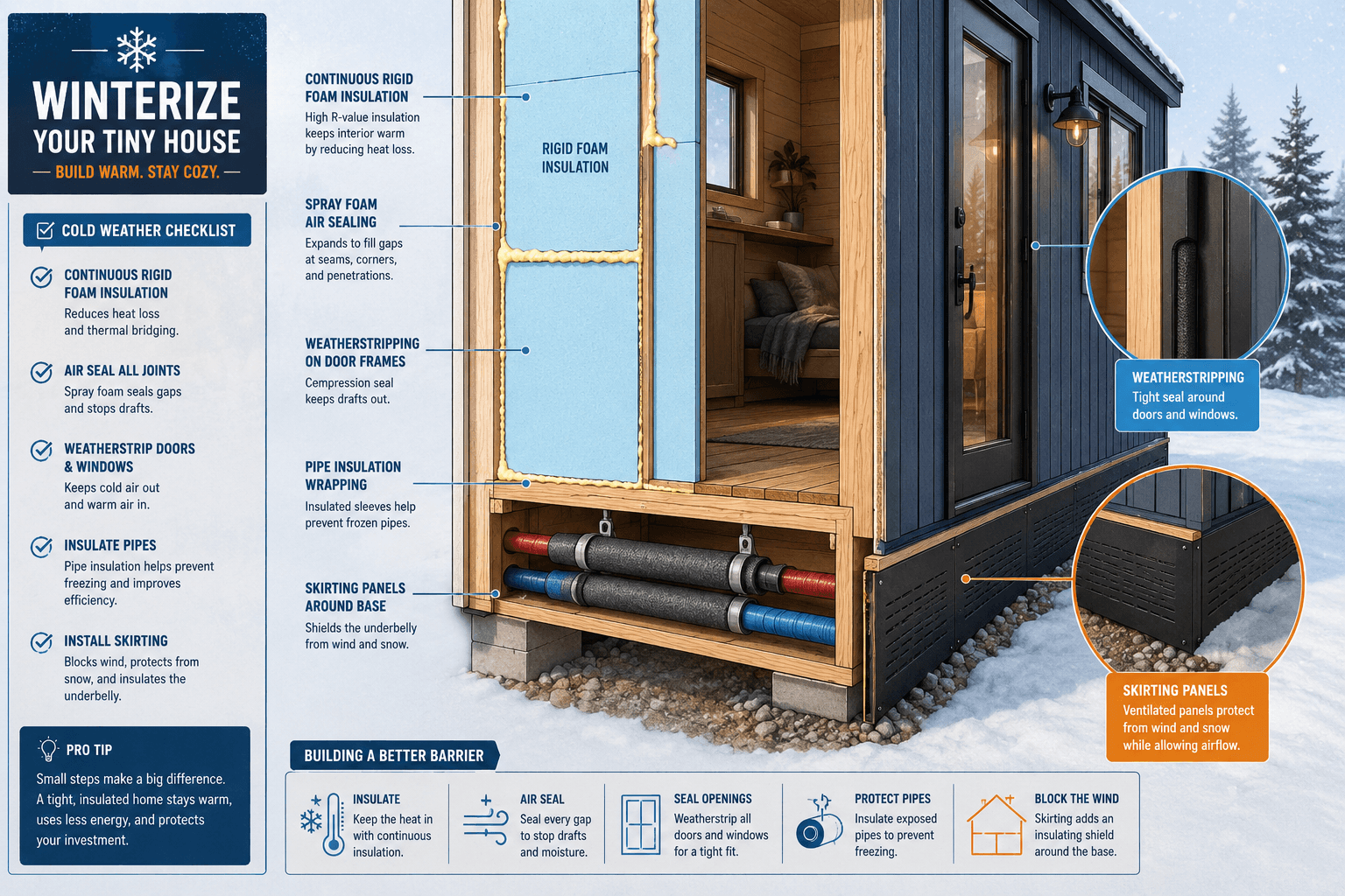 Why Winterizing a Tiny House Is Different From a Standard Home